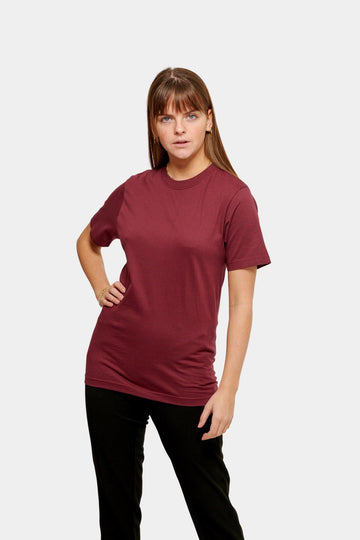 Oversized t-shirt - Burgunderrot