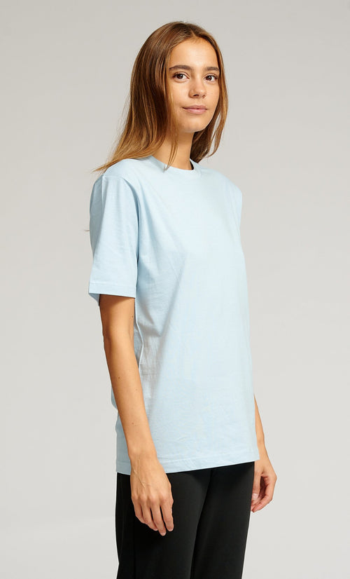 Oversized t-shirt - Light Blue (Women) - TeeShoppen Group™ - T-shirt - TeeShoppen