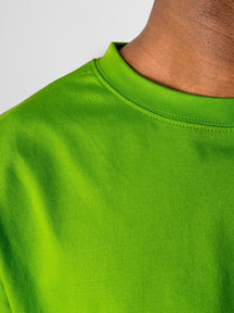 Übergroßes T -Shirt - Limettengrün