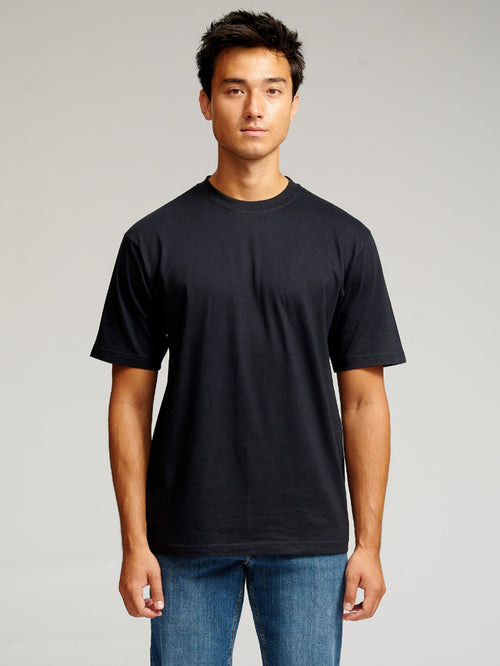Oversized T-shirt - Navy - TeeShoppen Group™ - T-shirt - TeeShoppen
