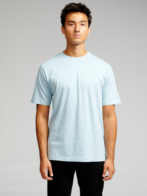 Oversized T-shirt - Sky Blue - TeeShoppen Group™ - T-shirt - TeeShoppen