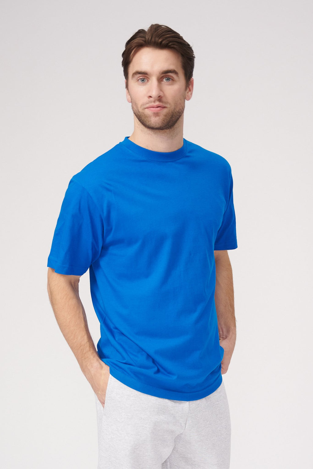 Übergroßes T -Shirt - schwedisches Blau