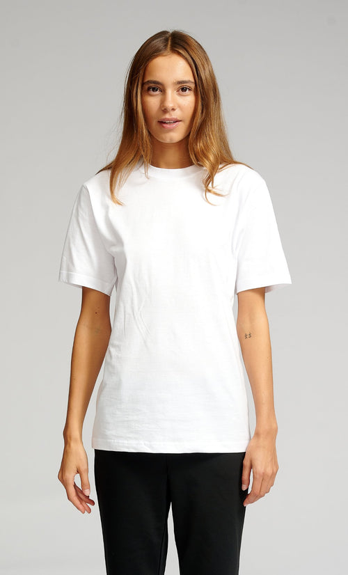 Oversized T-shirt - White - TeeShoppen Group™ - T-shirt - TeeShoppen