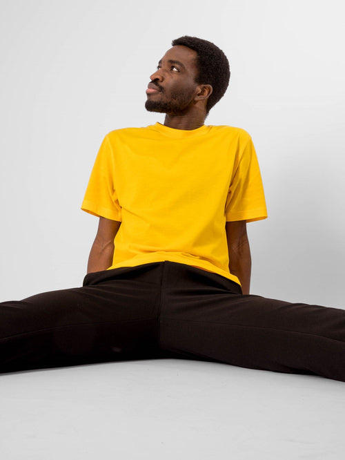 Oversized T-shirt - Yellow - TeeShoppen Group™ - T-shirt - TeeShoppen
