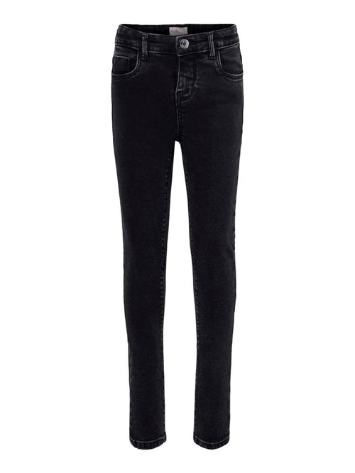 Paola jeans - Black-gray denim - TeeShoppen Group™ - Jeans - Kids Only