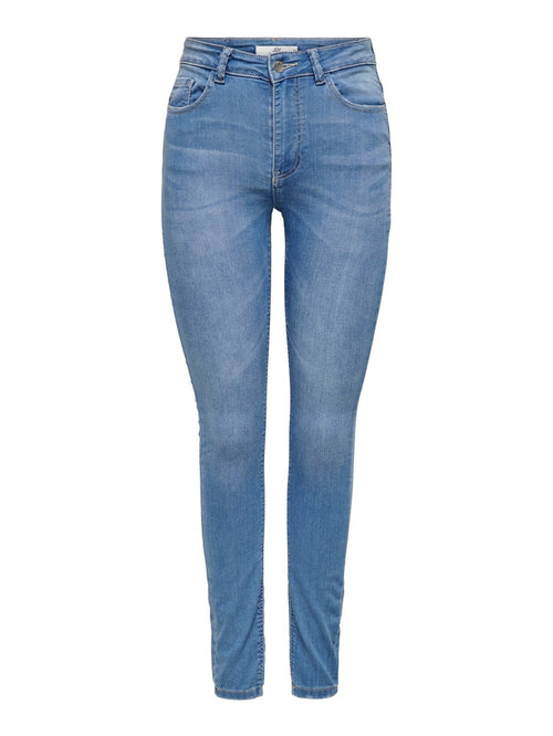 Performance Jeans - Light blue (high-waist) - TeeShoppen Group™ - Jeans - Jacqueline de Yong