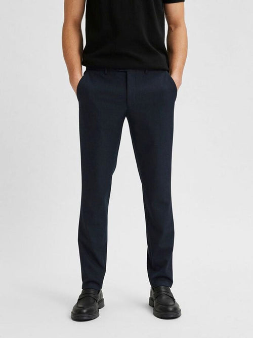Performance Premium Pants - Navy - TeeShoppen Group™ - Pants - Selected Homme
