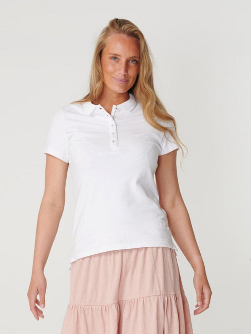 Polo Shirt - White - TeeShoppen Group™ - T-shirt - TeeShoppen