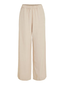 Prisilla High Waist Wide Pants - Cement