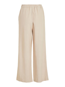 Prisilla High Waist Wide Pants - Cement