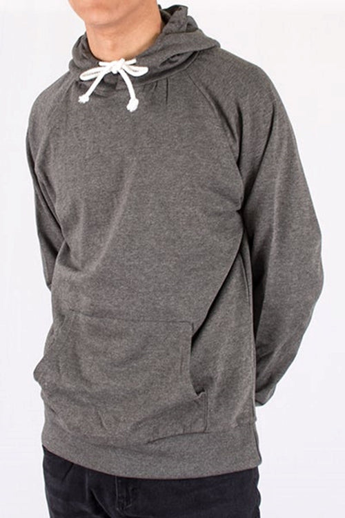 Raglan basic hoodie - Mottled Green - TeeShoppen Group™ - Shirt - TeeShoppen