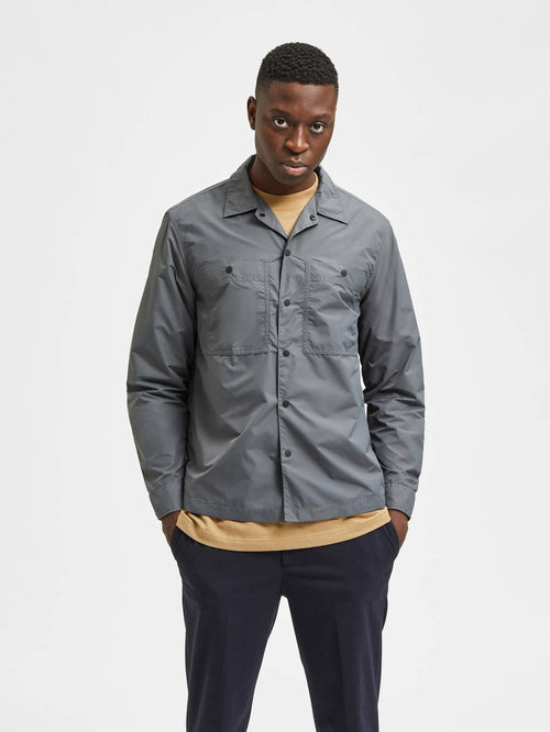 Relax Kaylo Shirt - Gray - TeeShoppen Group™ - Formal Shirts & Blouses - Selected Homme