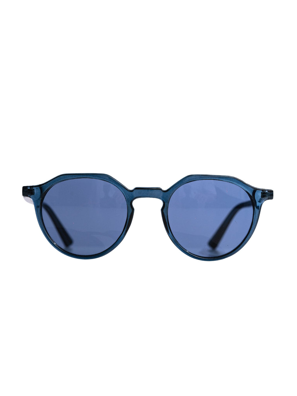 Runde Sonnenbrille - blau