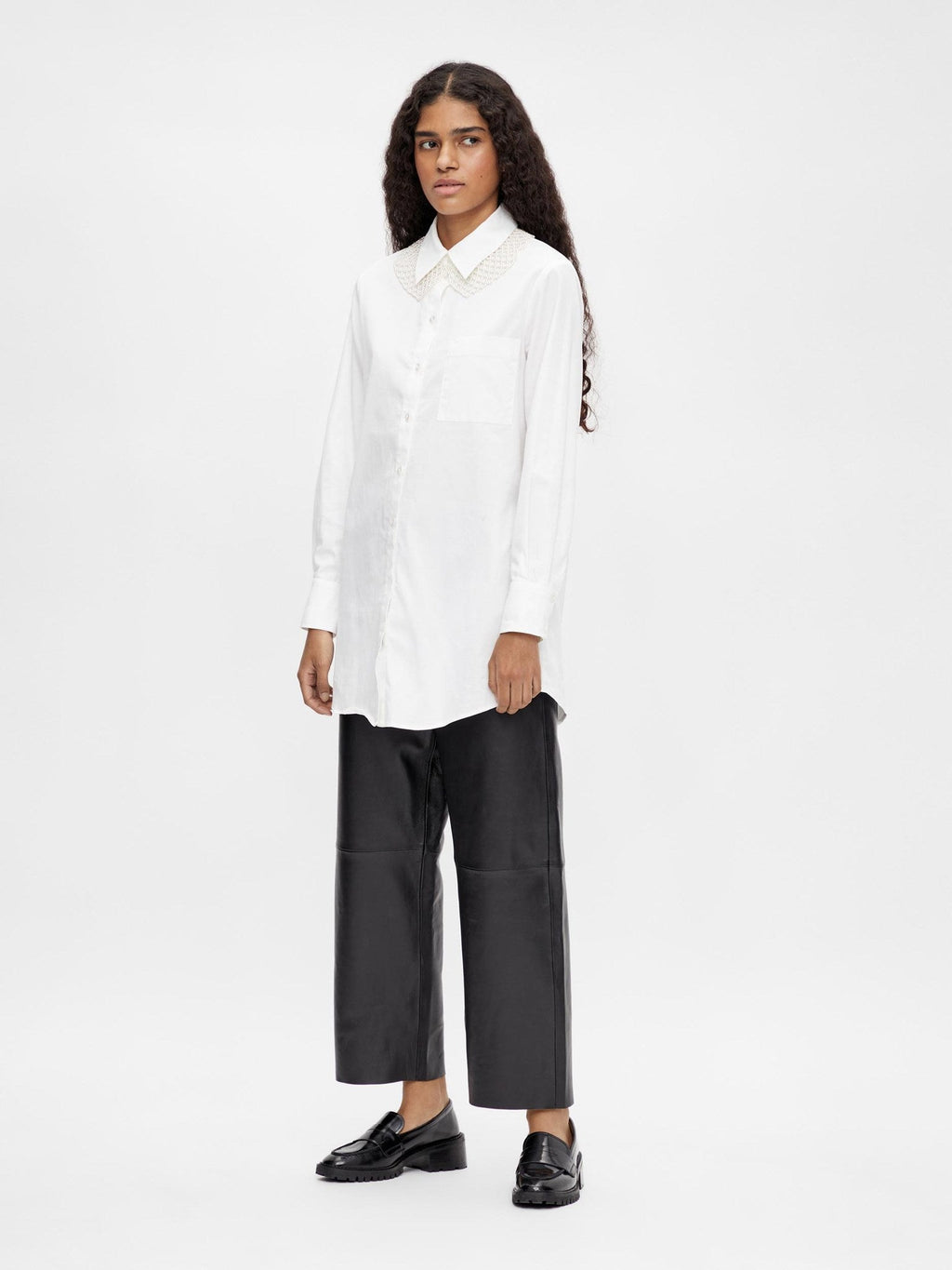 Roxa Long Shirt - White