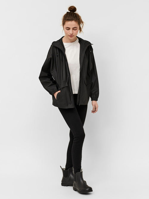 Shady Holly Coated Jacket - Black - TeeShoppen Group™ - Jacket - Vero Moda