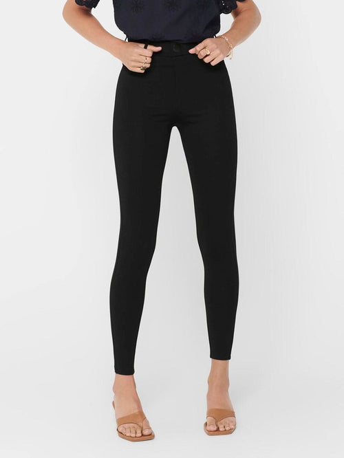 Skinny leggings -Black – - TeeShoppen Group™ - Pants - ONLY
