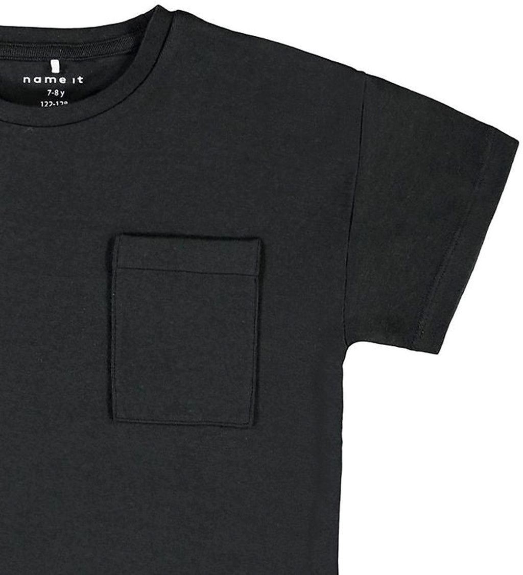 T-shirt with pocket - Black