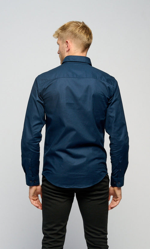 The Original Performance Oxford Shirt - Navy Blazer - TeeShoppen Group™ - Formal Shirts & Blouses - TeeShoppen