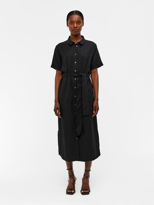 Thilda Maxi Kjole - Sort - TeeShoppen Group™ - Dress - Object