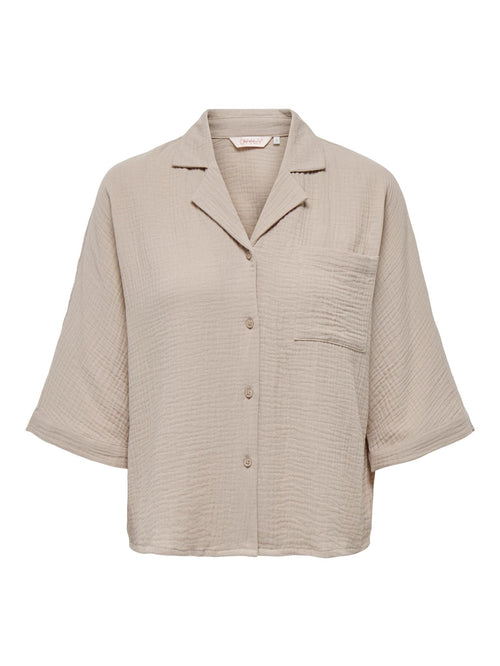 Thyra Skjorte - Oxford Tan - TeeShoppen Group™ - Formal Shirts & Blouses - ONLY