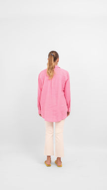Tokyo Leinenhemd - Sachet Pink