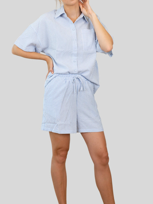 Velda shorts - Light Blue - TeeShoppen Group™ - Shorts - Sisters Point