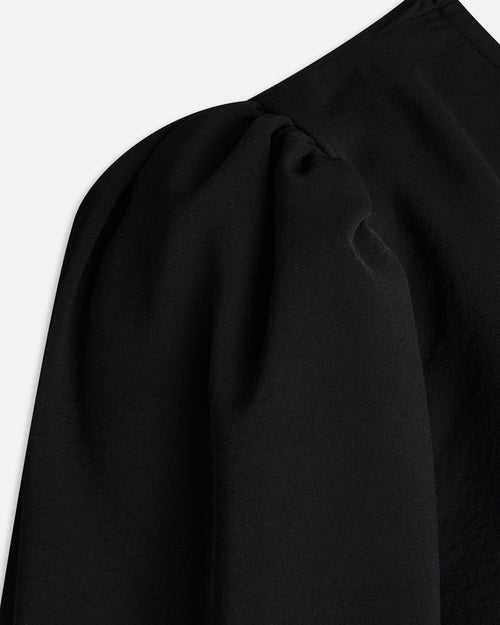 Vella Long Sleeve Blouse - Black - TeeShoppen Group™ - Formal Shirts & Blouses - Sisters Point