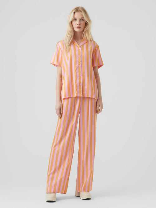 Vikitika Skjorte - Bonbon - TeeShoppen Group™ - Formal Shirts & Blouses - Vero Moda
