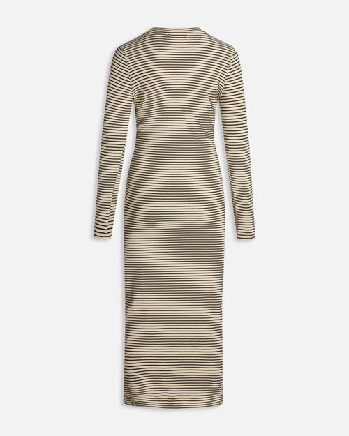 Visan Striped Dress - Beige - TeeShoppen Group™ - Dress - Sisters Point