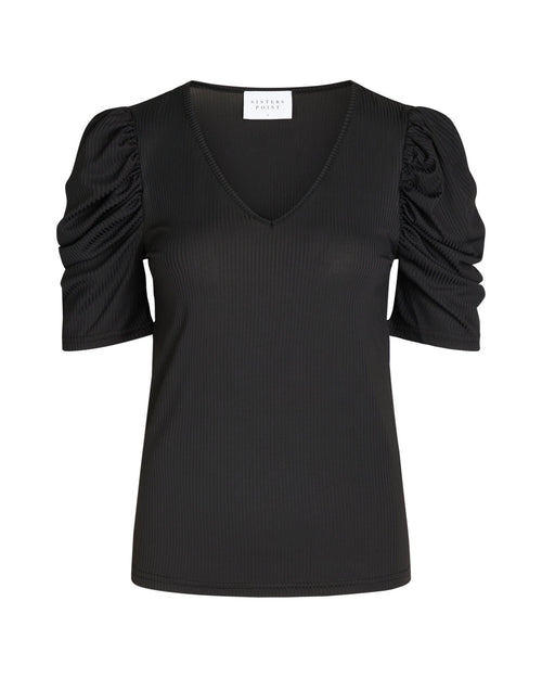 Vya Blouse - Black - TeeShoppen Group™ - Formal Shirts & Blouses - Sisters Point