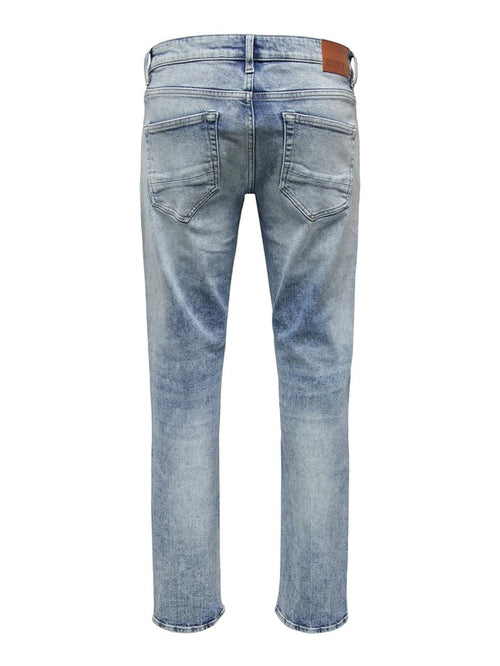 Weft Reg Blue Jeans - Blue Denim - TeeShoppen Group™ - Jeans - Only & Sons